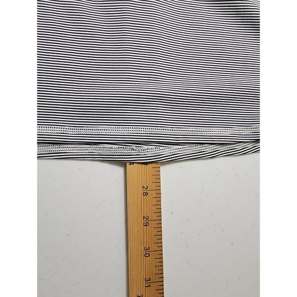 Navy Blue & White UPF Sun Protection PETER MILLAR Short Sleeve Zip Polo Shirt - Picture 5 of 5